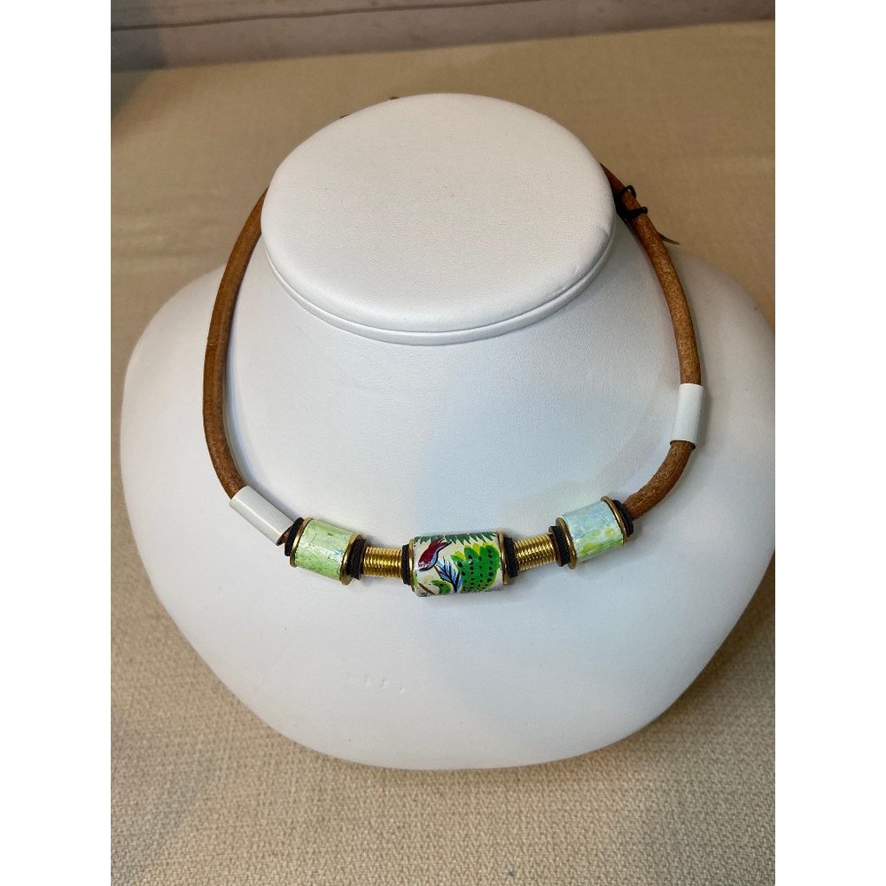Vintage Leather Choker